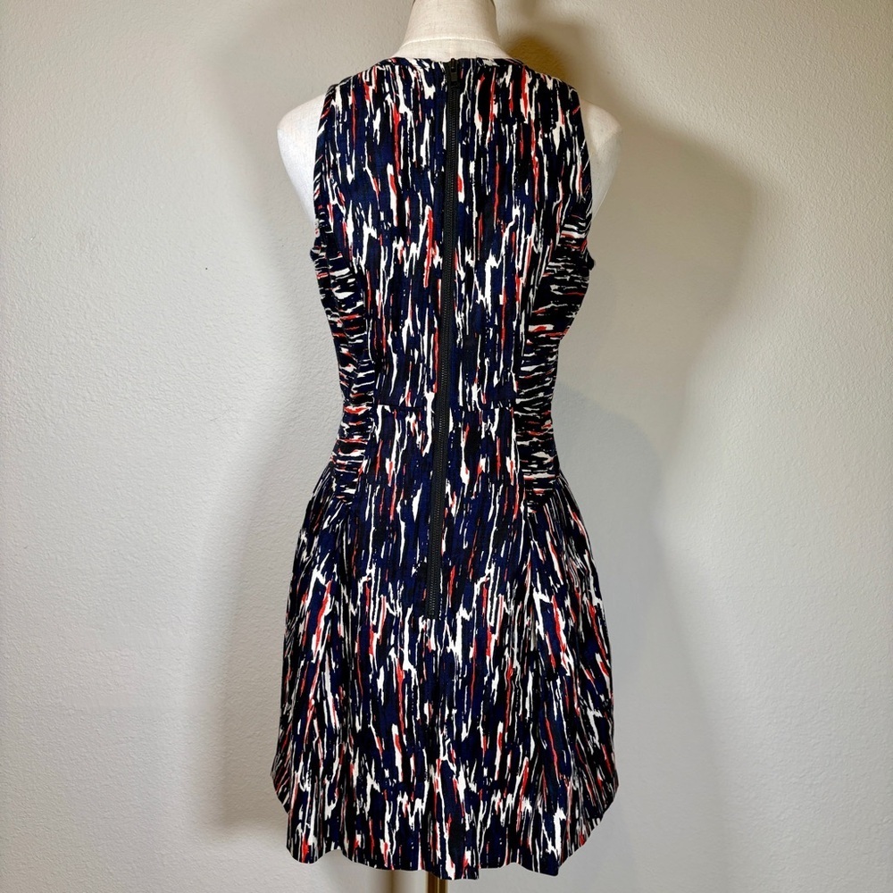 Milly Linen-Silk Blend Mini Dress Size 2 - Picture 3 of 13